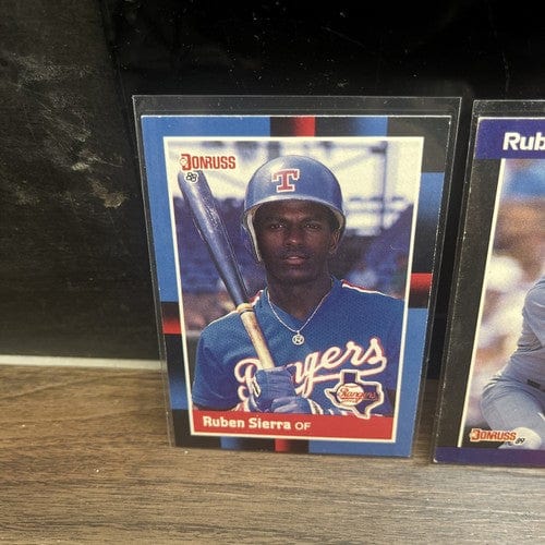 Cheap Sneaks Footwear/Sports Cards Baseball Card Ruben Sierra Texas Ranger 4 Card Lot 1988,1989, 1990 Donruss Lot