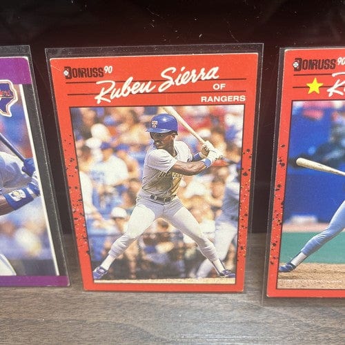 Cheap Sneaks Footwear/Sports Cards Baseball Card Ruben Sierra Texas Ranger 4 Card Lot 1988,1989, 1990 Donruss Lot