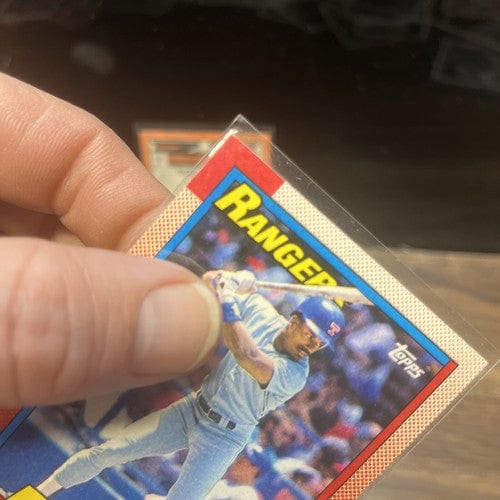 Cheap Sneaks Footwear/Sports Cards Baseball Card Ruben Sierra Texas Rangers 3 Card Lot Damaged
