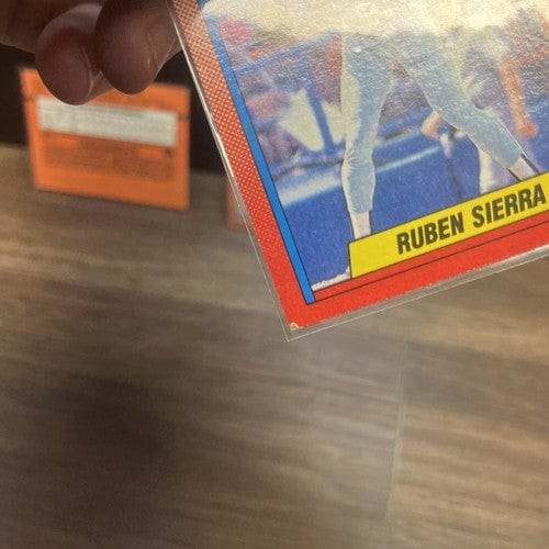 Cheap Sneaks Footwear/Sports Cards Baseball Card Ruben Sierra Texas Rangers 3 Card Lot Damaged