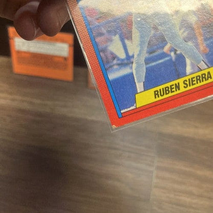 Cheap Sneaks Footwear/Sports Cards Baseball Card Ruben Sierra Texas Rangers 3 Card Lot Damaged