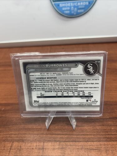 Cheap Sneaks Footwear/Sports Cards Baseball Card Ryan Burrowes 2024 Bowman 1st Chrome #BCP-119 1st Bowman White Sox