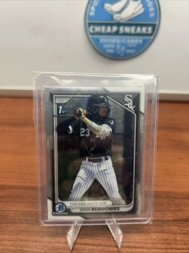 Cheap Sneaks Footwear/Sports Cards Baseball Card Ryan Burrowes 2024 Bowman 1st Chrome #BCP-119 1st Bowman White Sox
