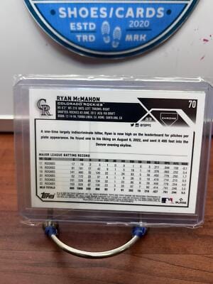 Cheap Sneaks Footwear/Sports Cards Baseball Card Ryan McMahon 2023 Topps Chrome Pink Refractor #70 Colorado Rockies