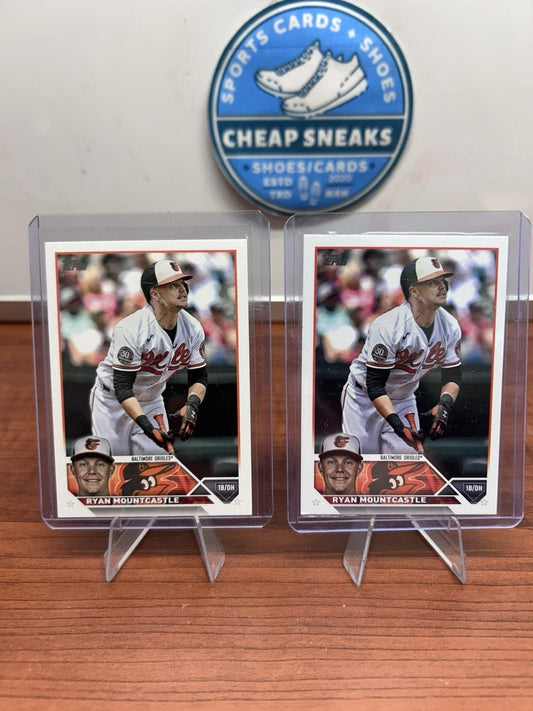 Cheap Sneaks Footwear/Sports Cards Baseball Card Ryan Mountcastle 2023 Topps Series 1 Baseball Card #47 B Orioles + Bon