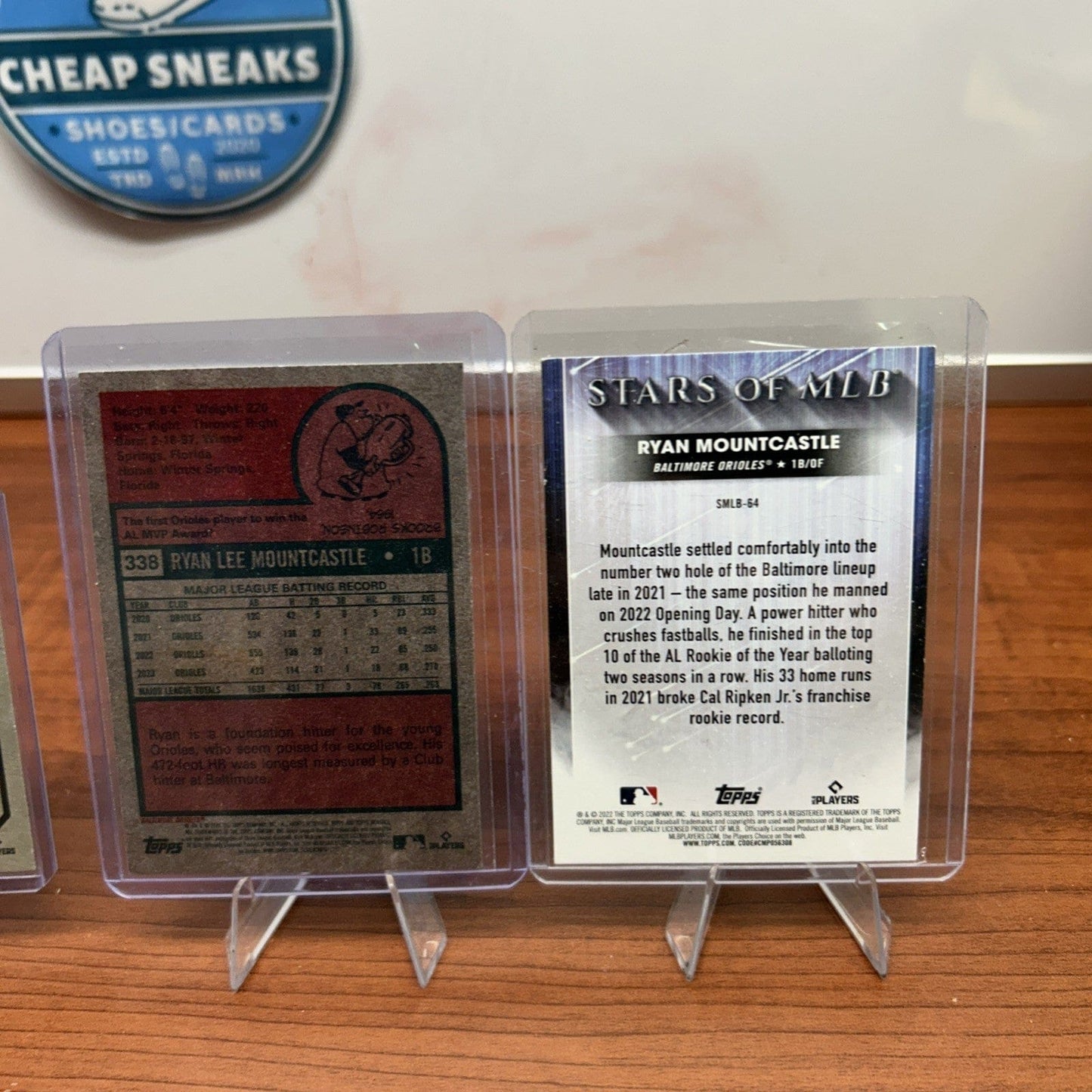 Cheap Sneaks Footwear/Sports Cards Baseball Card Ryan Mountcastle Lot 2022 RC,23,24 Topps Heritage 2024 Topps Chrome Or