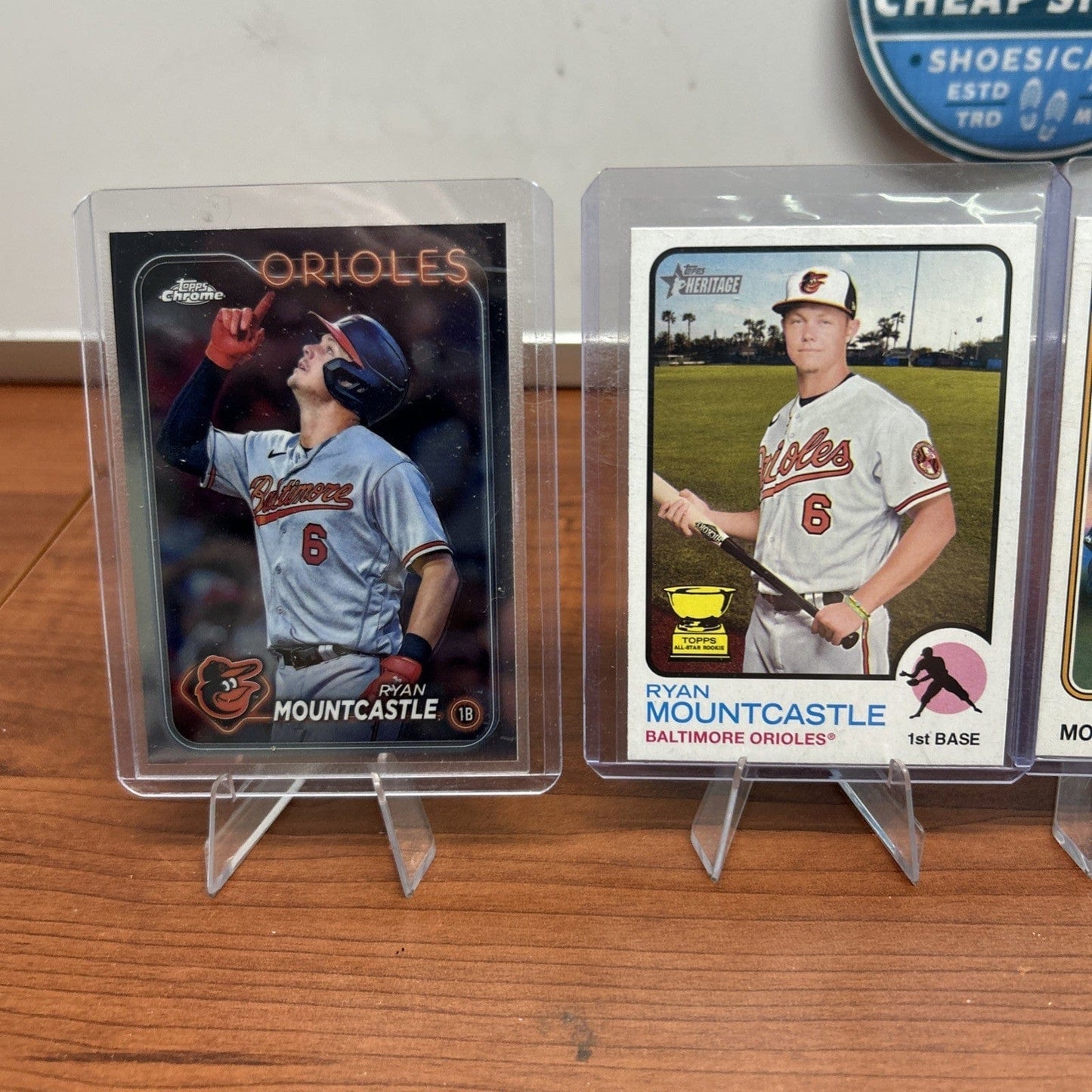 Cheap Sneaks Footwear/Sports Cards Baseball Card Ryan Mountcastle Lot 2022 RC,23,24 Topps Heritage 2024 Topps Chrome Or