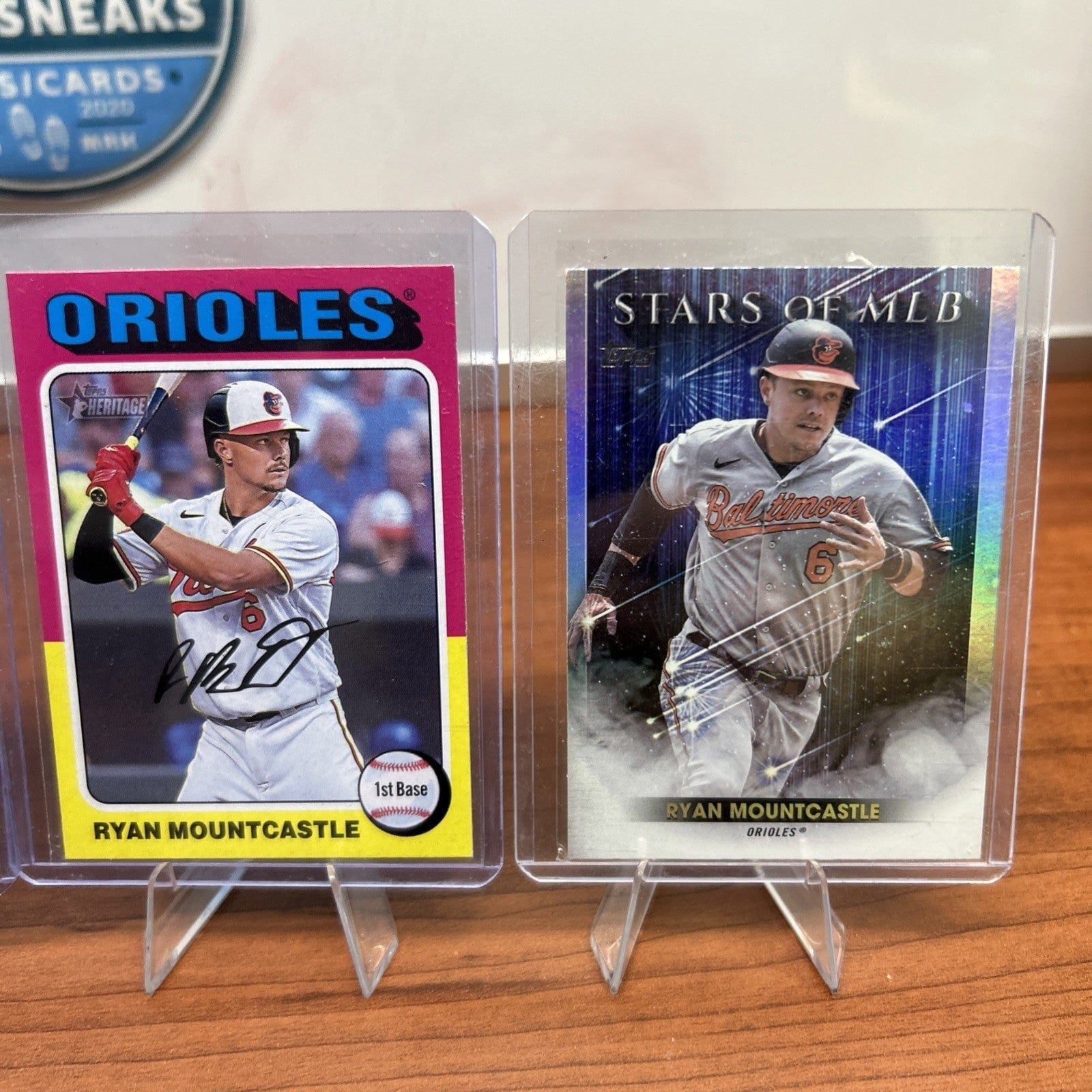 Cheap Sneaks Footwear/Sports Cards Baseball Card Ryan Mountcastle Lot 2022 RC,23,24 Topps Heritage 2024 Topps Chrome Or