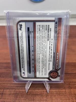 Cheap Sneaks Footwear/Sports Cards Baseball Card Ryan Reckley 2022 Bowman Chrome  Prospects Mojo Refractor #BCP-163 Gia