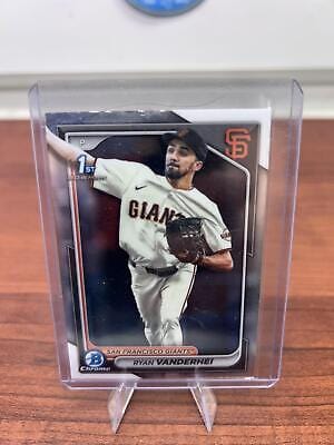 Cheap Sneaks Footwear/Sports Cards Baseball Card Ryan Vanderhei 2024 Bowman Chrome Prospects 1st Bowman Card #BCP-15 Gi