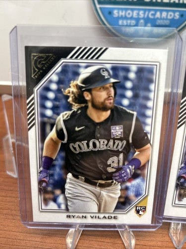Cheap Sneaks Footwear/Sports Cards Baseball Card Ryan Vilade RC 2022 Topps Gallery Printer Proof + Base Rookie Card #84