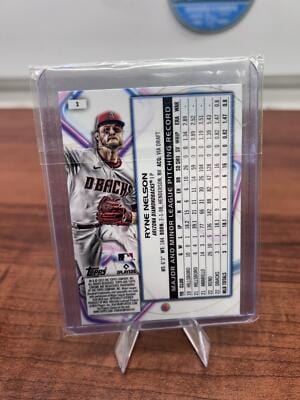 Cheap Sneaks Footwear/Sports Cards Baseball Card Ryne Nelson (RC) 2023 Topps Chrome Cosmic  Rookie Baseball Card #3 Dia