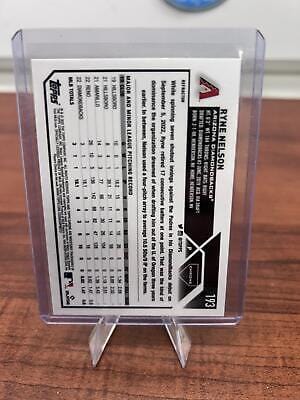 Cheap Sneaks Footwear/Sports Cards Baseball Card Ryne Nelson (RC) 2023 Topps Chrome Silver Refractor Rookie Card #193 D