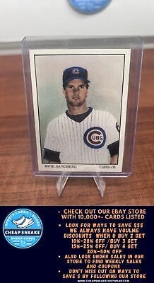 Cheap Sneaks Footwear/Sports Cards Baseball Card Ryne Sandberg 1990 Score The Dream Team #691 Chicago Cubs