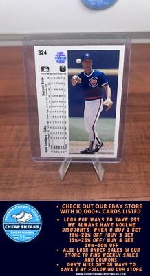 Cheap Sneaks Footwear/Sports Cards Baseball Card Ryne Sandberg 1990 Upper Deck #324 Chicago Cubs