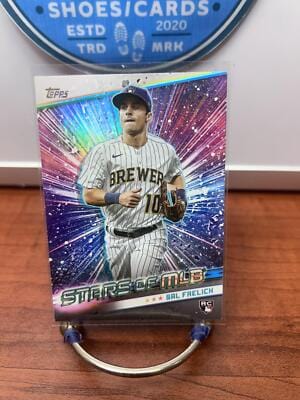 Cheap Sneaks Footwear/Sports Cards Baseball Card Sal Frelick 2024 Topps Stars of MLB #SLMB-12 Milwaukee Brewers