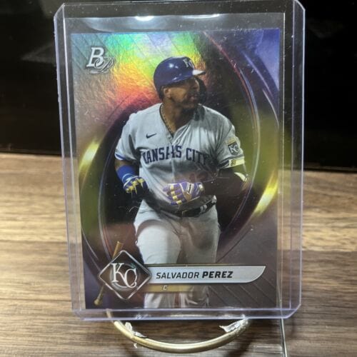 Cheap Sneaks Footwear/Sports Cards Baseball Card Salvador Perez 2022 Bowman Platinum Kansas City Royals Baseball Card #