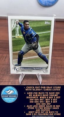 Cheap Sneaks Footwear/Sports Cards Baseball Card Salvador Perez 2022 Topps Kansas City Royals #KC-1 Kansas City Royals