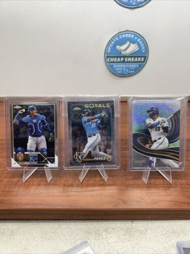 Cheap Sneaks Footwear/Sports Cards Baseball Card Salvador Perez 2023/2024 Topps Chrome /Srokes Lot KC Royals