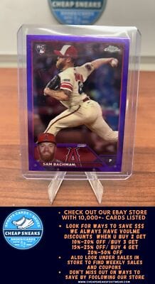 Cheap Sneaks Footwear/Sports Cards Baseball Card Sam Bachman RC 2023 Topps Chrome Update Pink #USC165 Los Angeles Angel