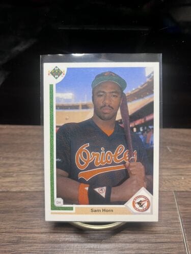 Cheap Sneaks Footwear/Sports Cards Baseball Card Sam Horn Baltimore Orioles 1991 Upper Deck Baseball Card #530
