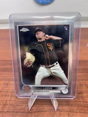 Cheap Sneaks Footwear/Sports Cards Baseball Card Sammy Long 2022 Topps Chrome Baseball Card #59 Giants