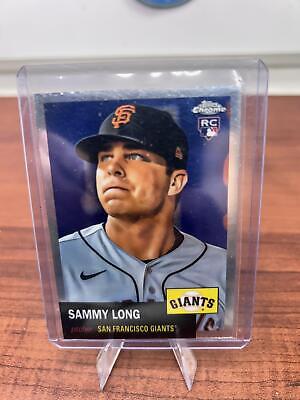 Cheap Sneaks Footwear/Sports Cards Baseball Card Sammy Long 2022 Topps Chrome Platinum Anniversary #486 Giants