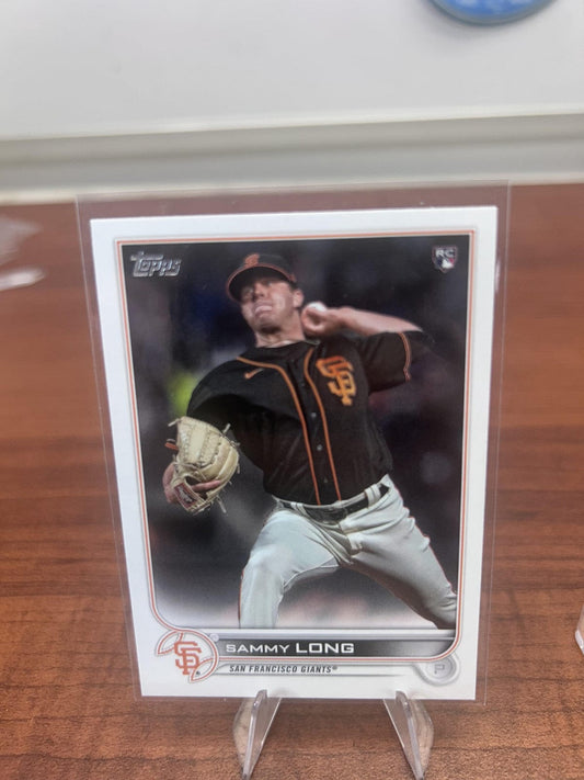 Cheap Sneaks Footwear/Sports Cards Baseball Card Sammy Long RC 2022 Topps #308 San Francisco Giants