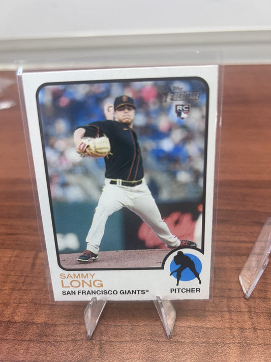 Cheap Sneaks Footwear/Sports Cards Baseball Card Sammy Long RC 2022 Topps Heritage #379 San Francisco Giants