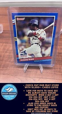 Cheap Sneaks Footwear/Sports Cards Baseball Card Sammy Sosa 1991 Donruss #147 Chicago White Sox