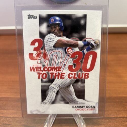 Cheap Sneaks Footwear/Sports Cards Baseball Card Sammy Sosa 2023 Topps Series 1 Welcome To The 30-30 Club #WC-11 Chicag