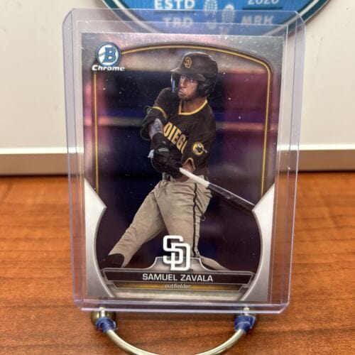 Cheap Sneaks Footwear/Sports Cards Baseball Card Samuel Zavala 2023 Bowman Chrome Draft Card #BDC-83 San Diego Padres
