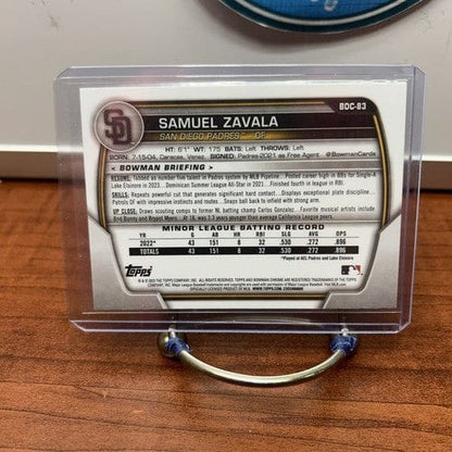 Cheap Sneaks Footwear/Sports Cards Baseball Card Samuel Zavala 2023 Bowman Chrome Draft Card #BDC-83 San Diego Padres