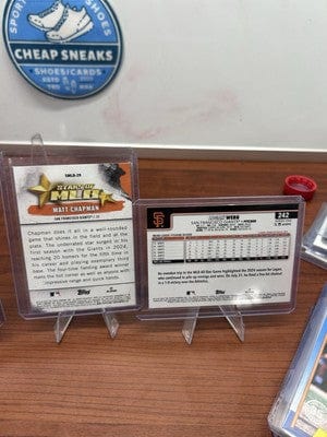 Cheap Sneaks Footwear/Sports Cards Baseball Card San Francisco Giants 2025 Topps Sieres 1 Chapman, Wade Jr.,Webb, Yastr