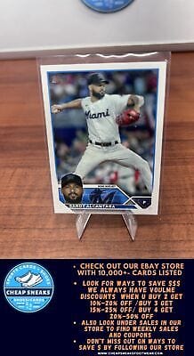 Cheap Sneaks Footwear/Sports Cards Baseball Card Sandy Alcantara 2023 Topps #107 Miami Marlins