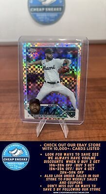 Cheap Sneaks Footwear/Sports Cards Baseball Card Sandy Alcantara 2023 Topps Chrome X-Fractor #74 Miami Marlins