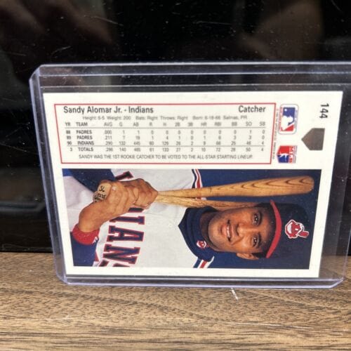 Cheap Sneaks Footwear/Sports Cards Baseball Card Sandy Almost Jr Cleveland Indians Lot(2) 1991 Upper Deck #46,#144