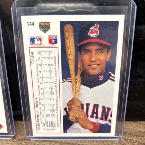 Cheap Sneaks Footwear/Sports Cards Baseball Card Sandy Almost Jr Cleveland Indians Lot(2) 1991 Upper Deck #46,#144