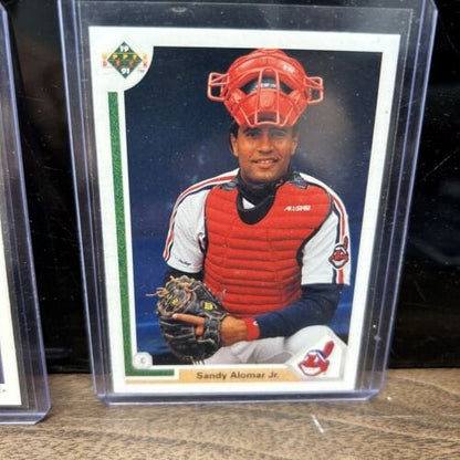 Cheap Sneaks Footwear/Sports Cards Baseball Card Sandy Almost Jr Cleveland Indians Lot(2) 1991 Upper Deck #46,#144