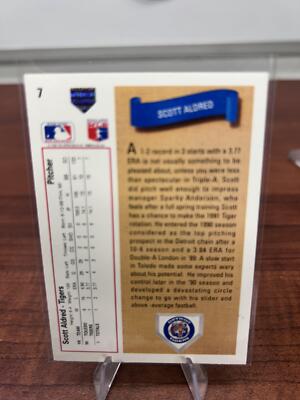 Cheap Sneaks Footwear/Sports Cards Baseball Card Scott Aldred 1991 Upper Deck #7 Detroit Tigers