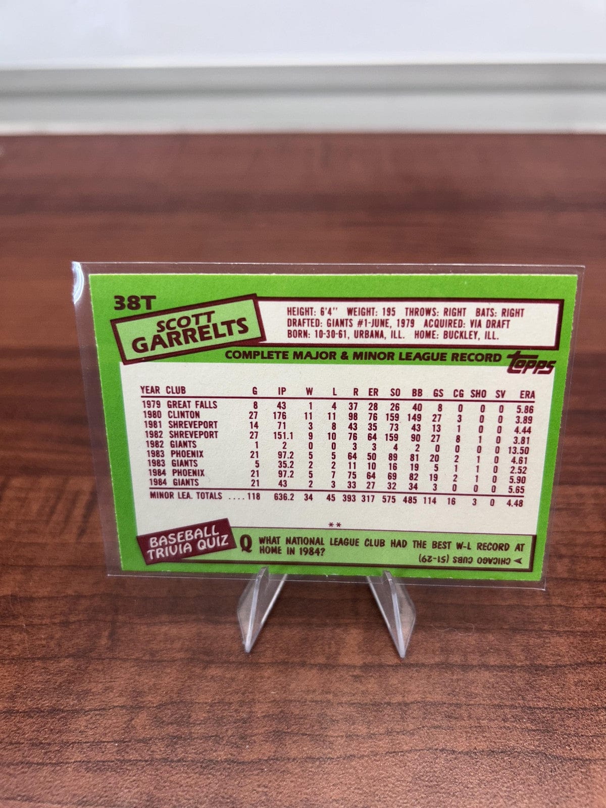 Cheap Sneaks Footwear/Sports Cards Baseball Card Scott Garrelts 1985 Topps Traded #38T San Francisco Giants