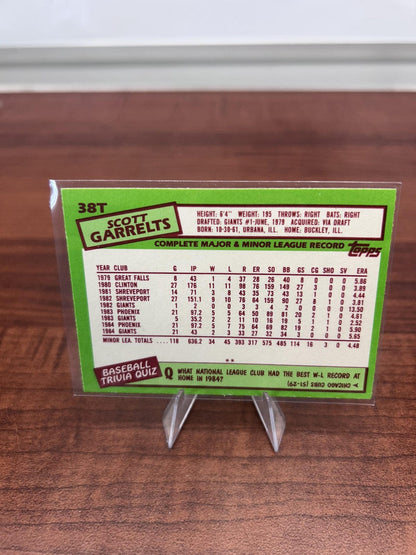 Cheap Sneaks Footwear/Sports Cards Baseball Card Scott Garrelts 1985 Topps Traded #38T San Francisco Giants