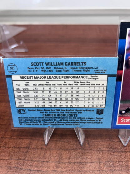 Cheap Sneaks Footwear/Sports Cards Baseball Card Scott Garrelts 1988 Donruss #80 San Francisco Giants