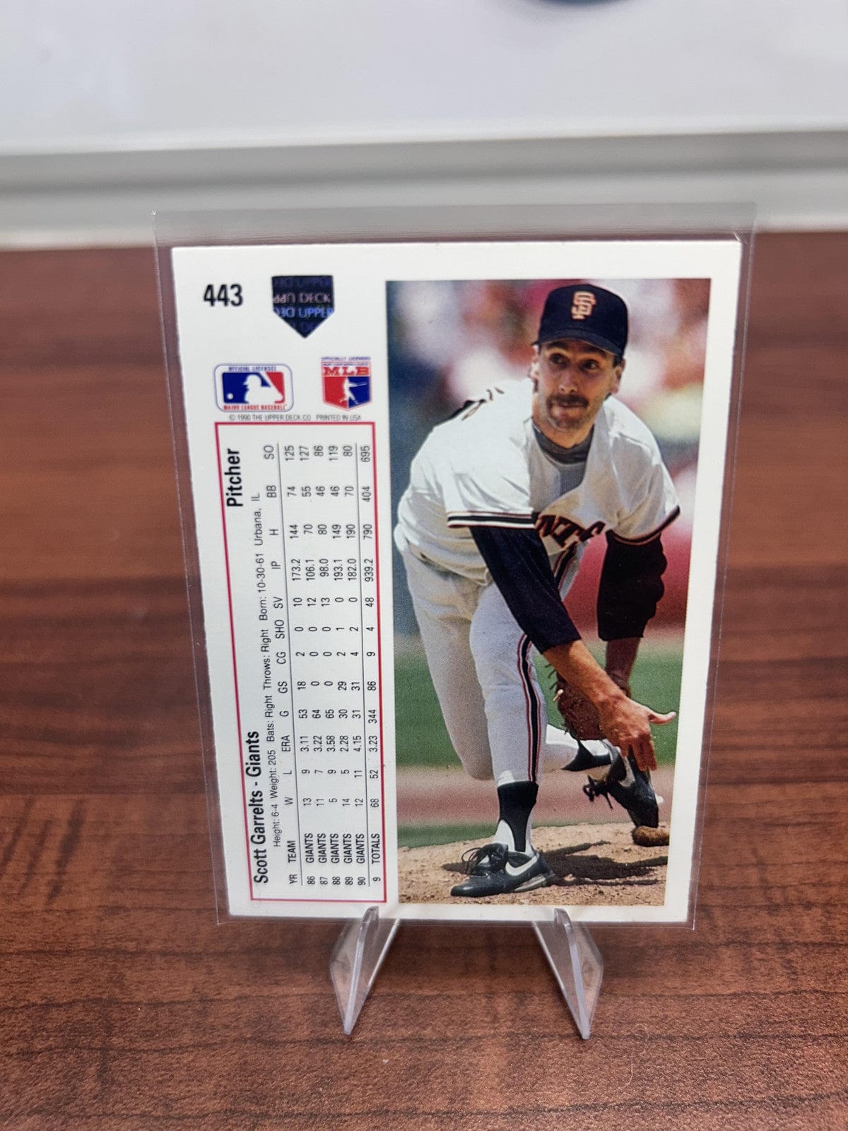 Cheap Sneaks Footwear/Sports Cards Baseball Card Scott Garrelts 1991 Upper Deck #443 San Francisco Giants