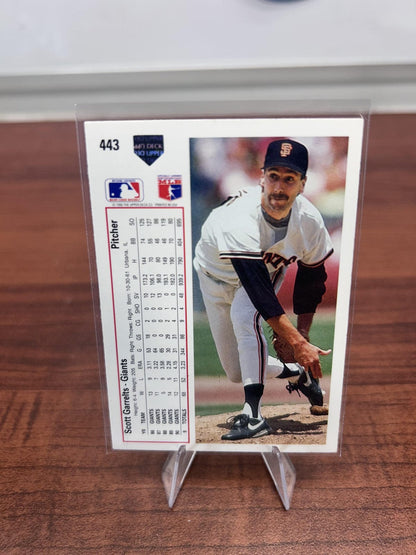 Cheap Sneaks Footwear/Sports Cards Baseball Card Scott Garrelts 1991 Upper Deck #443 San Francisco Giants