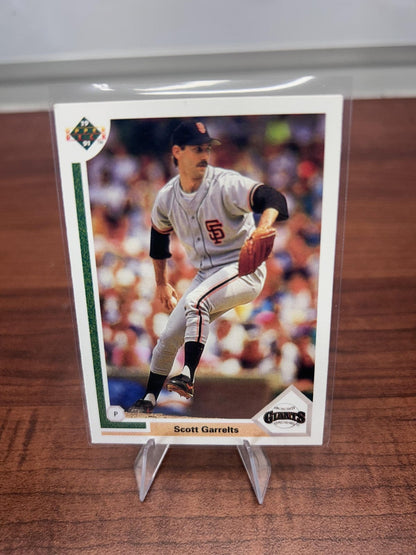 Cheap Sneaks Footwear/Sports Cards Baseball Card Scott Garrelts 1991 Upper Deck #443 San Francisco Giants