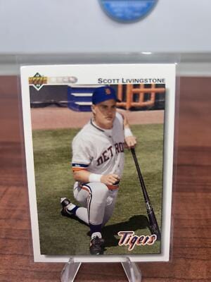 Cheap Sneaks Footwear/Sports Cards Baseball Card Scott Livingstone 1992 Upper Deck #538 Detroit Tigers