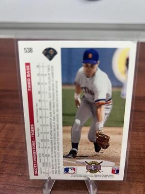 Cheap Sneaks Footwear/Sports Cards Baseball Card Scott Livingstone 1992 Upper Deck #538 Detroit Tigers