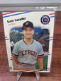 Cheap Sneaks Footwear/Sports Cards Baseball Card Scott Lusader RC 1988 Fleer #62 Detroit Tigers