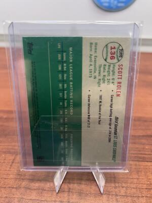 Cheap Sneaks Footwear/Sports Cards Baseball Card Scott Rolen 2023 Topps Chrome Platinum Anniversary #136 Cardinals